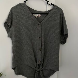 Cute grey dressy shirt